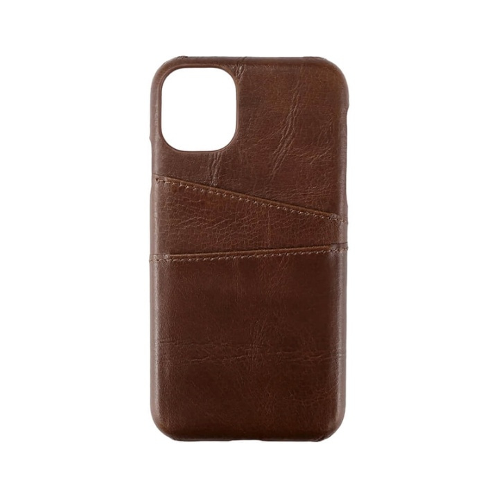 ONSALA Mobile Cover Leather Brown iPhone 11 in the group SMARTPHONE & TABLETS / Phone cases / Apple / iPhone 11 / Cases at TP E-commerce Nordic AB (A00287)
