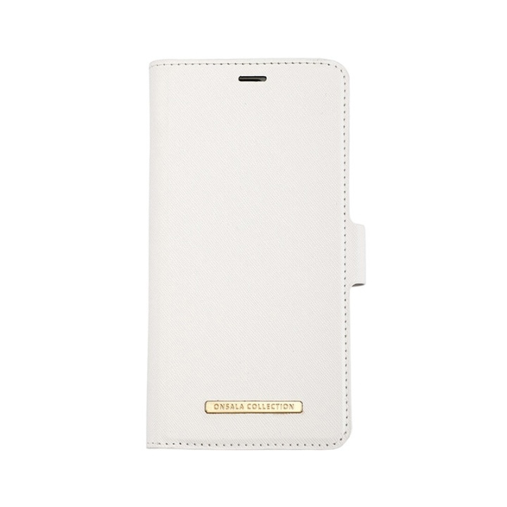 Onsala Wallet Case Saffiano White - iPhone 11 Pro Max in the group SMARTPHONE & TABLETS / Phone cases / Apple / iPhone 11 Pro Max / Wallet Case at TP E-commerce Nordic AB (A00303)