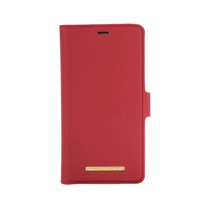 Wallet Case Saffiano Red - iPhone 11 Pro Max in the group SMARTPHONE & TABLETS / Phone cases / Apple / iPhone 11 Pro Max / Wallet Case at TP E-commerce Nordic AB (A00304)