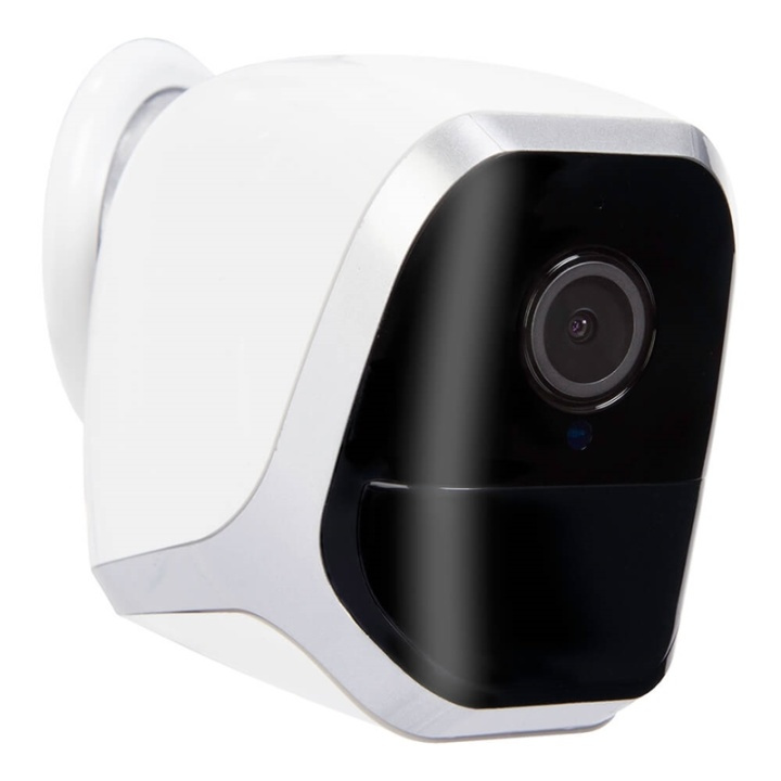 TCP SMART WIFI Utomhuskamera 1080p 16Gb Vit in the group HOME, HOUSEHOLD & GARDEN / Alarm & Security / Security cameras / Digital (Network) / Outdoor cameras at TP E-commerce Nordic AB (A00394)