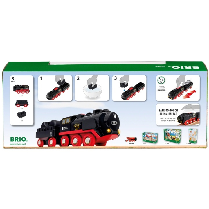 Brio 33884 Battery-Operated Steamin in the group TOYS, KIDS & BABY PRODUCTS / Toys / Building toys / Brio train tracks at TP E-commerce Nordic AB (A00587)