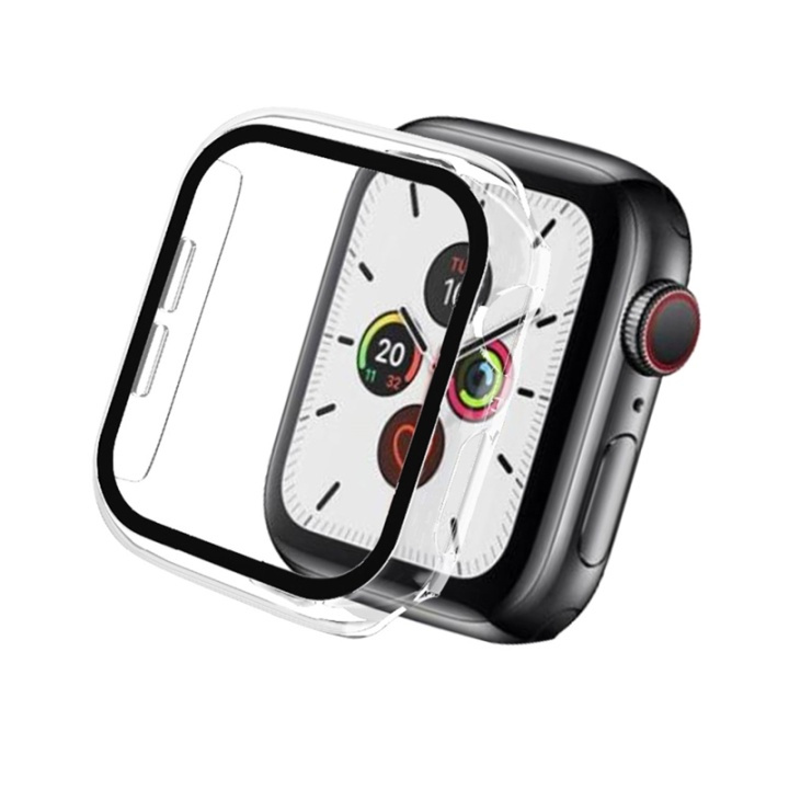 Champion Full cover Case Apple Watch SE/6/5/4 40mm, Transparent in the group SMARTPHONE & TABLETS / Excercise, home & leisure / Apple Watch & Accessories / Accessories at TP E-commerce Nordic AB (A00622)
