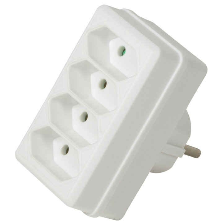 LogiLink Grenuttag med 4st Euro-uttag V in the group HOME, HOUSEHOLD & GARDEN / Electricity & Lighting / Power strips at TP E-commerce Nordic AB (A00842)