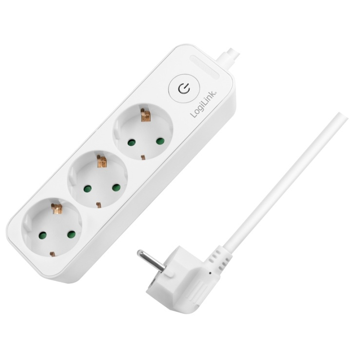 LogiLink Grenuttag 3-vägs med brytare 1 in the group HOME, HOUSEHOLD & GARDEN / Electricity & Lighting / Power strips at TP E-commerce Nordic AB (A00845)