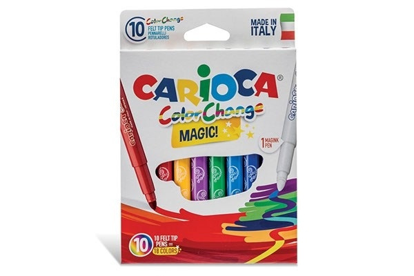 Carioca Magisk tusch, 10st in the group Sport, leisure & Hobby / Hobby / Paint & Draw / Pencils, crayons & ink at TP E-commerce Nordic AB (A01191)