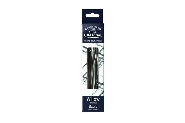 Winsor Willow Charcoal 12 st, Blandade storlekar in the group Sport, leisure & Hobby / Hobby / Paint & Draw / Pencils, crayons & ink at TP E-commerce Nordic AB (A01203)