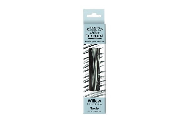 Winsor Willow Charcoal Thin, 24st in the group Sport, leisure & Hobby / Hobby / Paint & Draw / Pencils, crayons & ink at TP E-commerce Nordic AB (A01204)