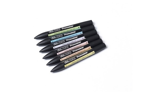 Promarker 6 Pastel Tones in the group Sport, leisure & Hobby / Hobby / Paint & Draw / Pencils, crayons & ink at TP E-commerce Nordic AB (A01216)