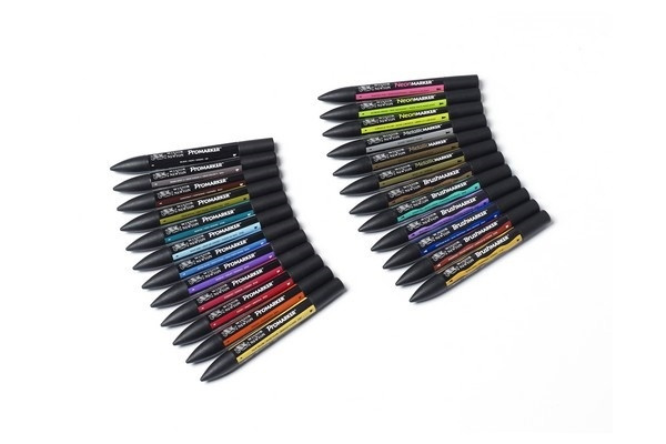 Winsor Mixed marker set, 24st in the group Sport, leisure & Hobby / Hobby / Paint & Draw / Pencils, crayons & ink at TP E-commerce Nordic AB (A01225)