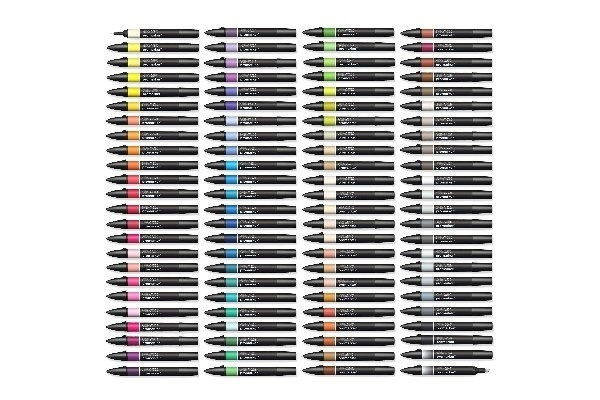 Winsor Promarker set 96st in the group Sport, leisure & Hobby / Hobby / Paint & Draw / Pencils, crayons & ink at TP E-commerce Nordic AB (A01240)