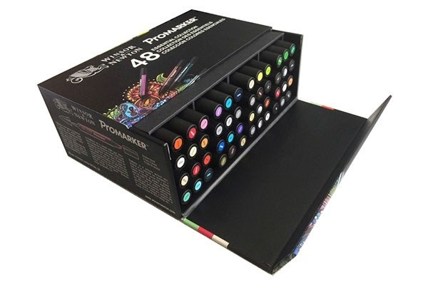 Winsor Promarker set 48st in the group Sport, leisure & Hobby / Hobby / Paint & Draw / Pencils, crayons & ink at TP E-commerce Nordic AB (A01306)