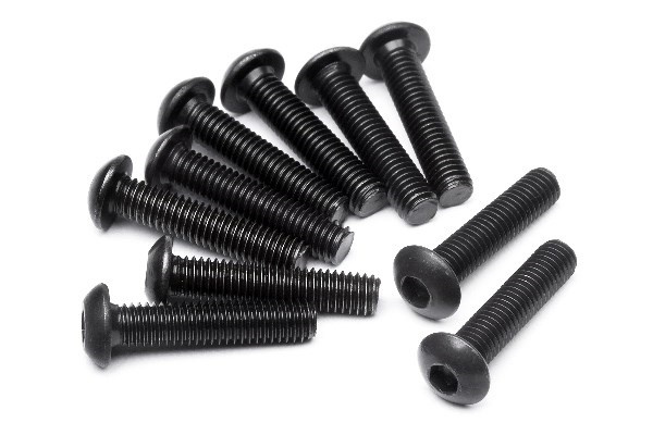 Button Head Screw M3X14Mm (Hex Socket/10Pcs) in the group TOYS, KIDS & BABY PRODUCTS / Radio controlled / Spare parts & Extra accessories / HPI / Screws / Mounts / Screws at TP E-commerce Nordic AB (A01541)