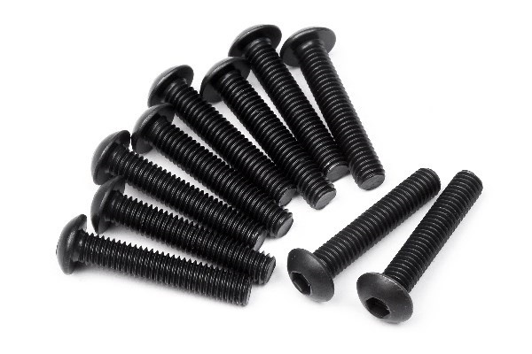 Button Head Screw M3X16Mm (Hex Socket/10Pcs) in the group TOYS, KIDS & BABY PRODUCTS / Radio controlled / Spare parts & Extra accessories / HPI / Screws / Mounts / Screws at TP E-commerce Nordic AB (A01542)