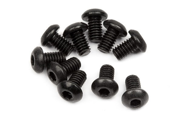 Button Head Screw M2.5X4Mm (Hex Socket/10Pcs) in the group TOYS, KIDS & BABY PRODUCTS / Radio controlled / Spare parts & Extra accessories / HPI / Screws / Mounts / Screws at TP E-commerce Nordic AB (A01568)