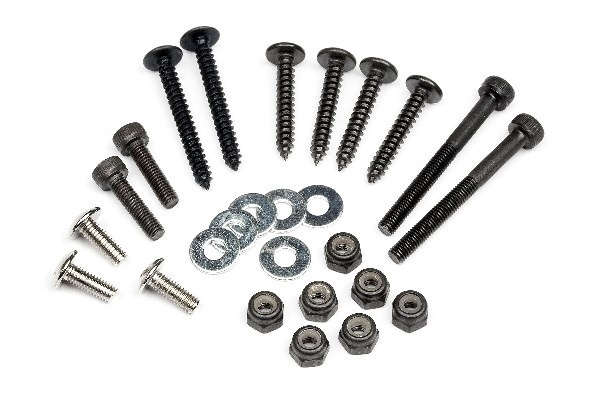 Rear Brace Screws in the group TOYS, KIDS & BABY PRODUCTS / Radio controlled / Spare parts & Extra accessories / HPI / Screws / Mounts / Various products at TP E-commerce Nordic AB (A01696)