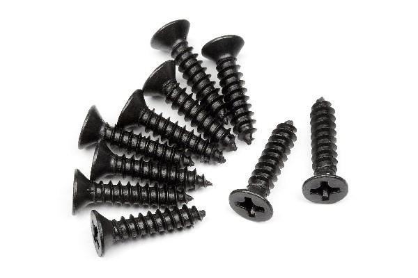 Tp. Flat Head Screw M3*14Mm (10Pcs) in the group TOYS, KIDS & BABY PRODUCTS / Radio controlled / Spare parts & Extra accessories / HPI / Screws / Mounts / Screws at TP E-commerce Nordic AB (A01760)