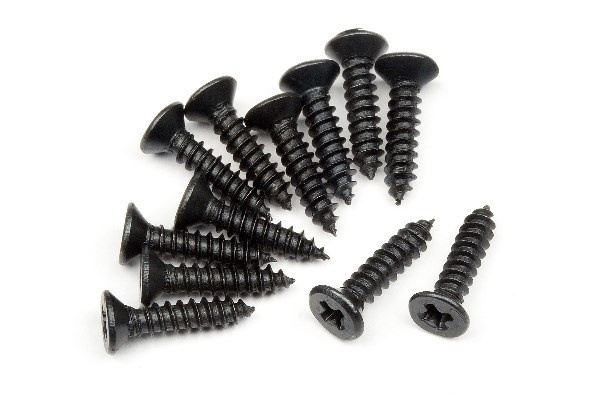 Tp. Flat Head Screw M2.6X12Mm (12Pcs) in the group TOYS, KIDS & BABY PRODUCTS / Radio controlled / Spare parts & Extra accessories / HPI / Screws / Mounts / Screws at TP E-commerce Nordic AB (A01776)