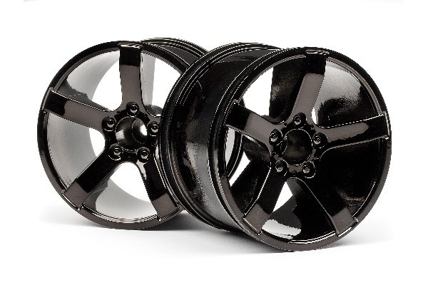 Bullet Mt Wheels Black Chrome (Pr) in the group TOYS, KIDS & BABY PRODUCTS / Radio controlled / Spare parts & Extra accessories / HPI / Rims / Offroad at TP E-commerce Nordic AB (A01800)