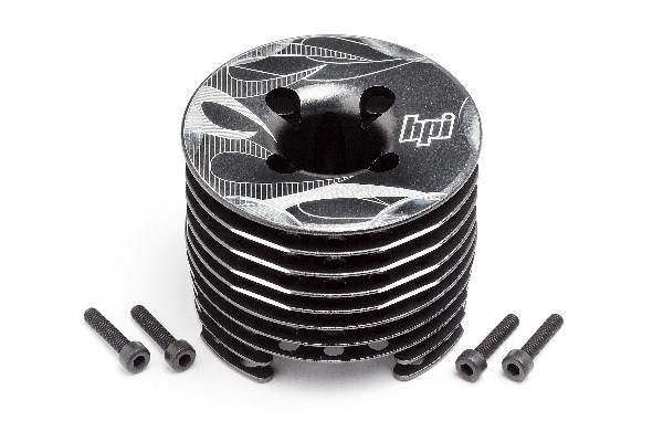 Aluminium Heatsink Head Gunmetal (F3.5 Pro) in the group TOYS, KIDS & BABY PRODUCTS / Radio controlled / Spare parts & Extra accessories / HPI / Motors / Nitro engine spare parts at TP E-commerce Nordic AB (A01889)