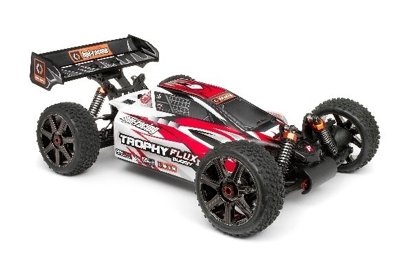 Clear Trophy Buggy Flux Bodyshell W Masks And Deca in the group TOYS, KIDS & BABY PRODUCTS / Radio controlled / Spare parts & Extra accessories / HPI / Car Bodies & Accessories / Offroad body (Transparent) at TP E-commerce Nordic AB (A01921)