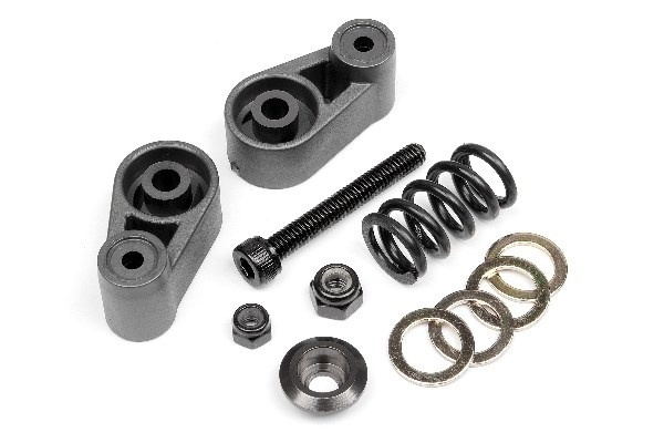 Servo Saver Set (Gunmetal) in the group TOYS, KIDS & BABY PRODUCTS / Radio controlled / Spare parts & Extra accessories / HPI / Spare parts & Tuning / Shock absorbers at TP E-commerce Nordic AB (A01990)