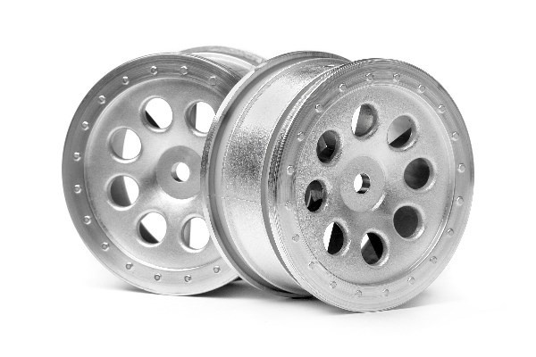 St-8 Wheel Matte Chrome (0Mm Offset/2Pcs) in the group TOYS, KIDS & BABY PRODUCTS / Radio controlled / Spare parts & Extra accessories / HPI / Rims / Offroad at TP E-commerce Nordic AB (A02043)