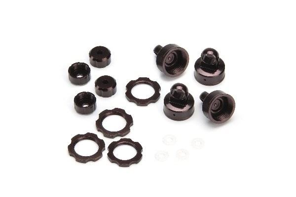 Shock Color Parts Set (Dark Brown Anodized) in the group TOYS, KIDS & BABY PRODUCTS / Radio controlled / Spare parts & Extra accessories / HPI / Spare parts & Tuning / Shock absorbers at TP E-commerce Nordic AB (A02086)