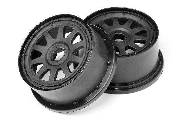 Tr-10 Wheel Black (120X65Mm/-10Mm Offset) in the group TOYS, KIDS & BABY PRODUCTS / Radio controlled / Spare parts & Extra accessories / HPI / Rims / Offroad at TP E-commerce Nordic AB (A02141)