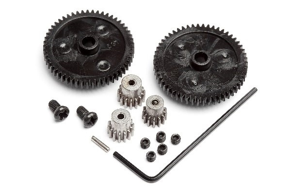 Spur Gear Set (2Pcs)/Pinion Gear Set (3Pcs) in the group TOYS, KIDS & BABY PRODUCTS / Radio controlled / Spare parts & Extra accessories / HPI / Spare parts & Tuning / Gears at TP E-commerce Nordic AB (A02182)