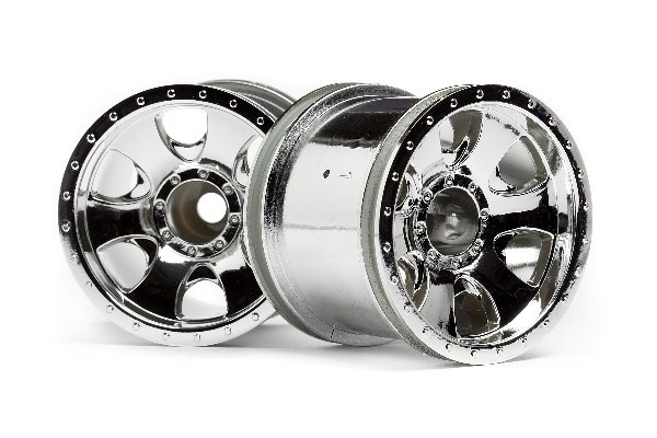 Warlock Wheel Chrome (2.2In/2Pcs) in the group TOYS, KIDS & BABY PRODUCTS / Radio controlled / Spare parts & Extra accessories / HPI / Rims / Offroad at TP E-commerce Nordic AB (A02265)