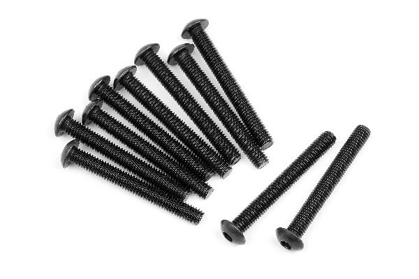 Button Head Screw M3X25Mm (10Pcs) in the group TOYS, KIDS & BABY PRODUCTS / Radio controlled / Spare parts & Extra accessories / HPI / Screws / Mounts / Screws at TP E-commerce Nordic AB (A02366)