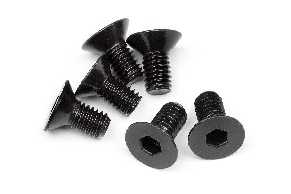 Flat Head Screw M6X12Mm (Hex Socket/6Pcs) in the group TOYS, KIDS & BABY PRODUCTS / Radio controlled / Spare parts & Extra accessories / HPI / Screws / Mounts / Screws at TP E-commerce Nordic AB (A02468)