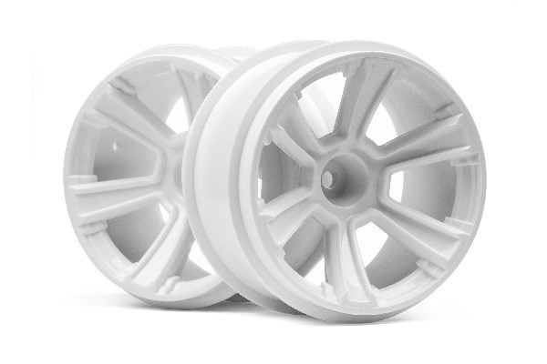 6-Shot Mt Wheel (White/2Pcs) in the group TOYS, KIDS & BABY PRODUCTS / Radio controlled / Spare parts & Extra accessories / HPI / Rims / Offroad at TP E-commerce Nordic AB (A02667)