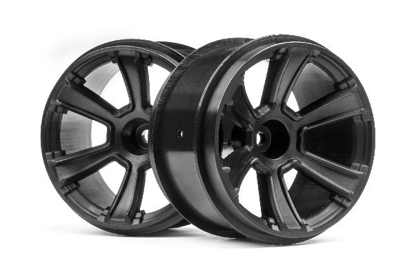 6-Shot Mt Wheel (Black/2Pcs) in the group TOYS, KIDS & BABY PRODUCTS / Radio controlled / Spare parts & Extra accessories / HPI / Rims / Offroad at TP E-commerce Nordic AB (A02668)