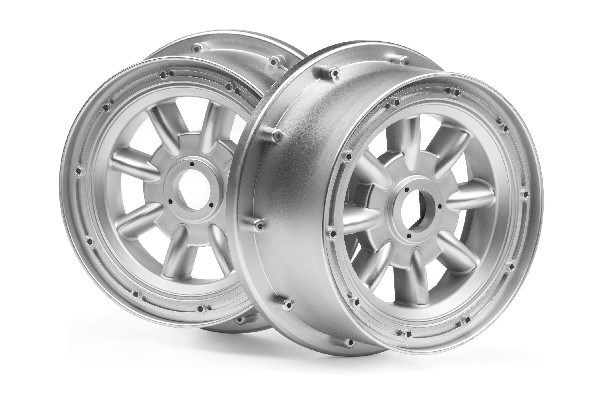 Ml-8 Wheel Silver (120X60Mm/2Pcs) in the group TOYS, KIDS & BABY PRODUCTS / Radio controlled / Spare parts & Extra accessories / HPI / Rims / Offroad at TP E-commerce Nordic AB (A02696)