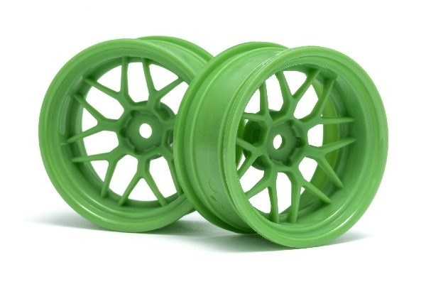 Tech 7 Wheel Green 52X26X+9Mm Offset (2Pcs) in the group TOYS, KIDS & BABY PRODUCTS / Radio controlled / Spare parts & Extra accessories / HPI / Rims / Onroad at TP E-commerce Nordic AB (A02730)