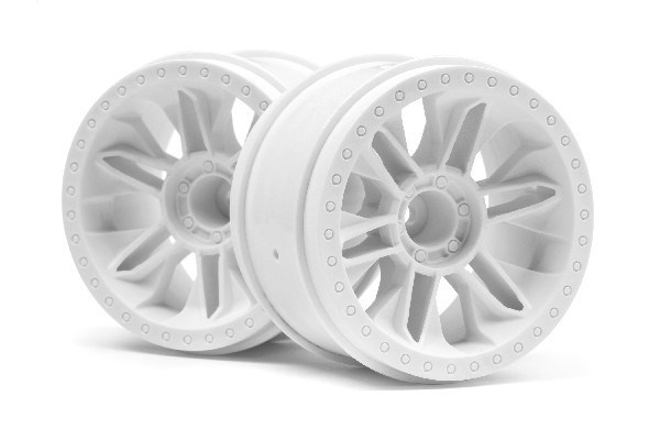 6-Shot St Wheel (White/2Pcs) in the group TOYS, KIDS & BABY PRODUCTS / Radio controlled / Spare parts & Extra accessories / HPI / Rims / Offroad at TP E-commerce Nordic AB (A02747)