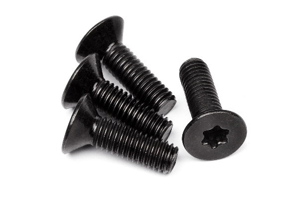 Flat Head Torx Screw M6X20Mm (4Pcs) in the group TOYS, KIDS & BABY PRODUCTS / Radio controlled / Spare parts & Extra accessories / HPI / Motors / Gasoline engines spare parts at TP E-commerce Nordic AB (A02971)