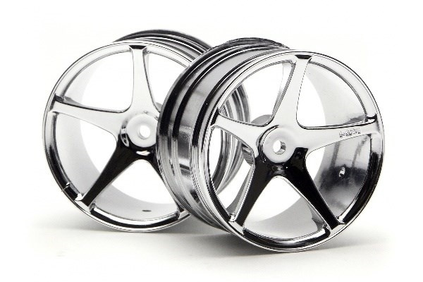Super Star Wheel 57X35Mm (2.2In) Chromesuper Nitro in the group TOYS, KIDS & BABY PRODUCTS / Radio controlled / Spare parts & Extra accessories / HPI / Rims / Onroad at TP E-commerce Nordic AB (A03029)