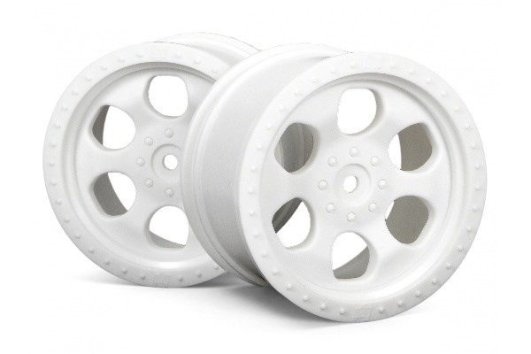 6 Spoke Wheel White (83X56Mm/2Pcs) in the group TOYS, KIDS & BABY PRODUCTS / Radio controlled / Spare parts & Extra accessories / HPI / Rims / Offroad at TP E-commerce Nordic AB (A03042)