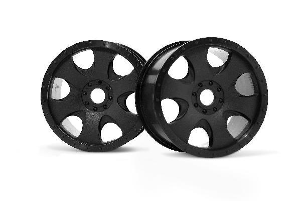 Warlock Wheel Black (83X56Mm/2Pcs) in the group TOYS, KIDS & BABY PRODUCTS / Radio controlled / Spare parts & Extra accessories / HPI / Rims / Offroad at TP E-commerce Nordic AB (A03048)