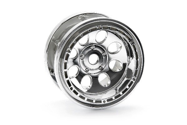 Rock 8 Bead Lock Wheel Chrome (55X36Mm/2Pcs) in the group TOYS, KIDS & BABY PRODUCTS / Radio controlled / Spare parts & Extra accessories / HPI / Rims / Offroad at TP E-commerce Nordic AB (A03051)