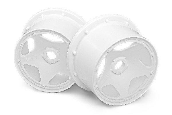 Super Star Wheel White (120X75Mm/2Pcs) in the group TOYS, KIDS & BABY PRODUCTS / Radio controlled / Spare parts & Extra accessories / HPI / Rims / Offroad at TP E-commerce Nordic AB (A03055)