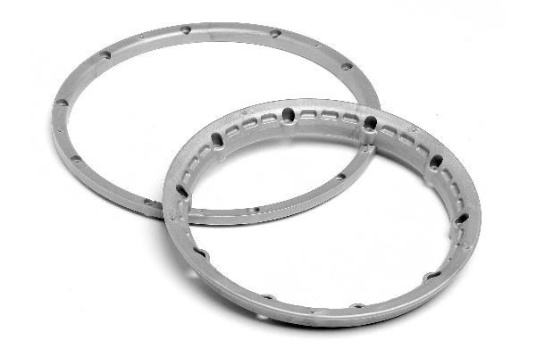 Heavy Duty Wheel Bead Lock Rings Silver F. 2 Whl in the group TOYS, KIDS & BABY PRODUCTS / Radio controlled / Spare parts & Extra accessories / HPI / Rims / Offroad at TP E-commerce Nordic AB (A03063)