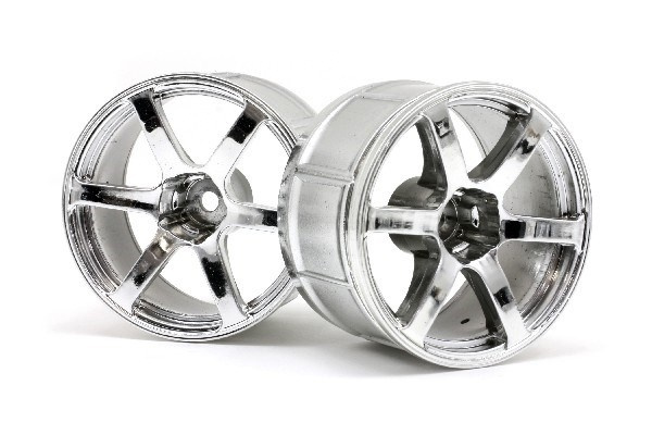 Lp35 Wheel Yokohama Avs Model T6 Chrome (2Pcs) in the group TOYS, KIDS & BABY PRODUCTS / Radio controlled / Spare parts & Extra accessories / HPI / Rims / Onroad at TP E-commerce Nordic AB (A03112)