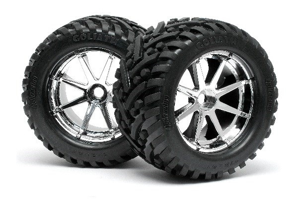 Mounted Goliath Tire 178X97Mm On Blast Wheel Crm in the group TOYS, KIDS & BABY PRODUCTS / Radio controlled / Spare parts & Extra accessories / HPI / Tires & Rims at TP E-commerce Nordic AB (A03195)