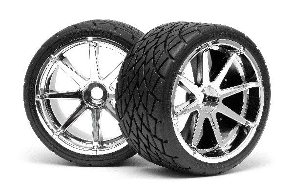 Mounted Phaltline Tire 140X70Mm On Blast Wheel Crm in the group TOYS, KIDS & BABY PRODUCTS / Radio controlled / Spare parts & Extra accessories / HPI / Tires & Rims at TP E-commerce Nordic AB (A03197)