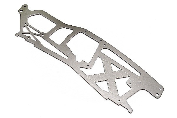 Main Chassis 2.5Mm (Savage X/Grey/Right in the group TOYS, KIDS & BABY PRODUCTS / Radio controlled / Spare parts & Extra accessories / HPI / Spare parts & Tuning / Chassis parts at TP E-commerce Nordic AB (A03473)
