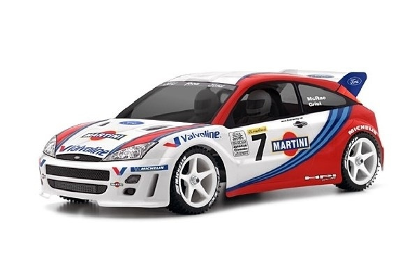 Ford Focus Wrc Body (200Mm) in the group TOYS, KIDS & BABY PRODUCTS / Radio controlled / Spare parts & Extra accessories / HPI / Car Bodies & Accessories / Onroad body (Transparent) at TP E-commerce Nordic AB (A03478)