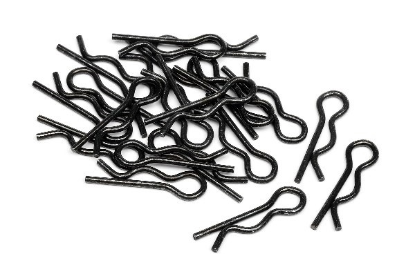 Body Clip (6Mm/Black/20Pcs) in the group TOYS, KIDS & BABY PRODUCTS / Radio controlled / Spare parts & Extra accessories / HPI / Screws / Mounts / Body Clips at TP E-commerce Nordic AB (A03500)